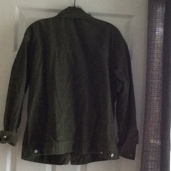 Calvin Klein army green xl corduroy jacket - Picture 4 of 4